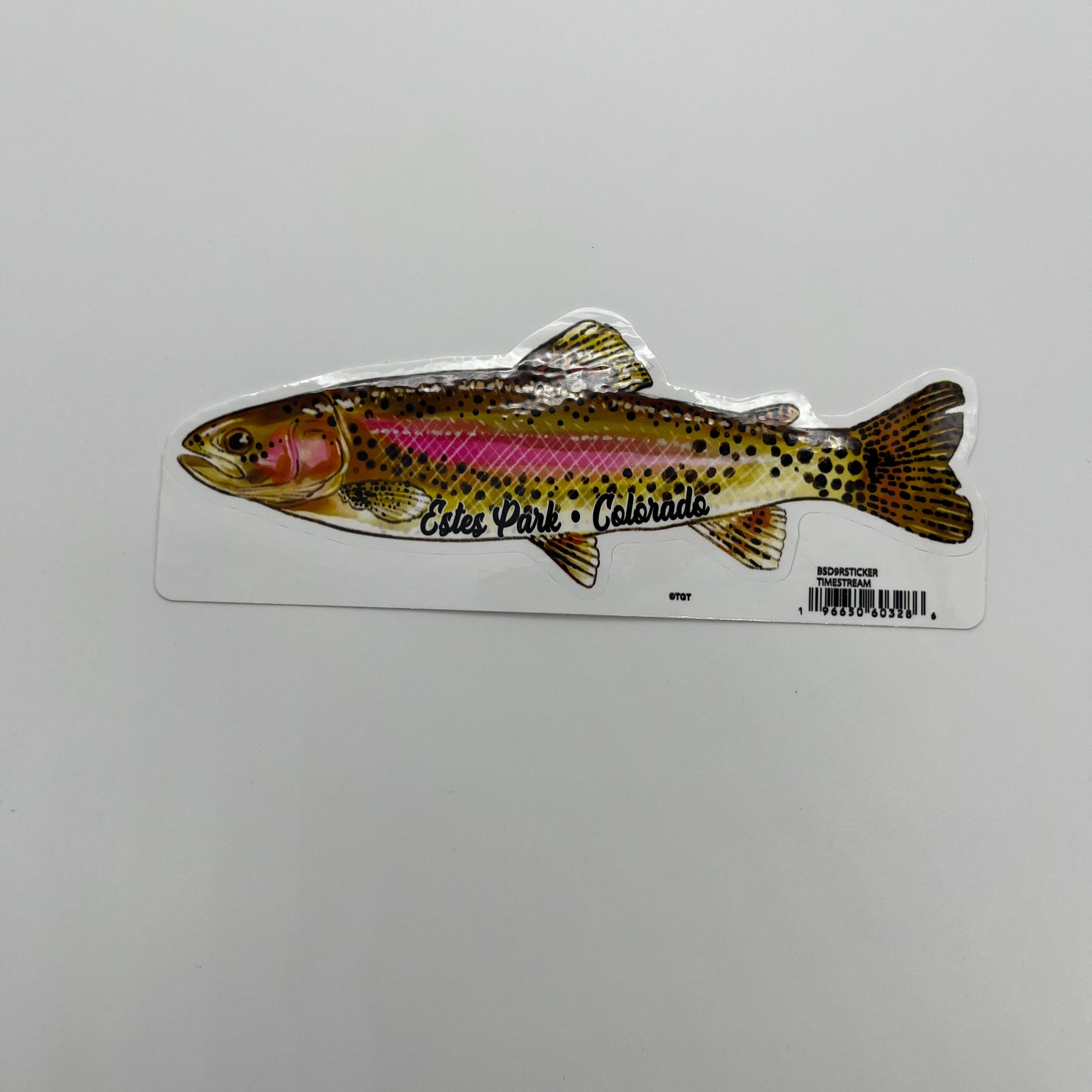Sticker - Estes Park - Fish - Die Cut