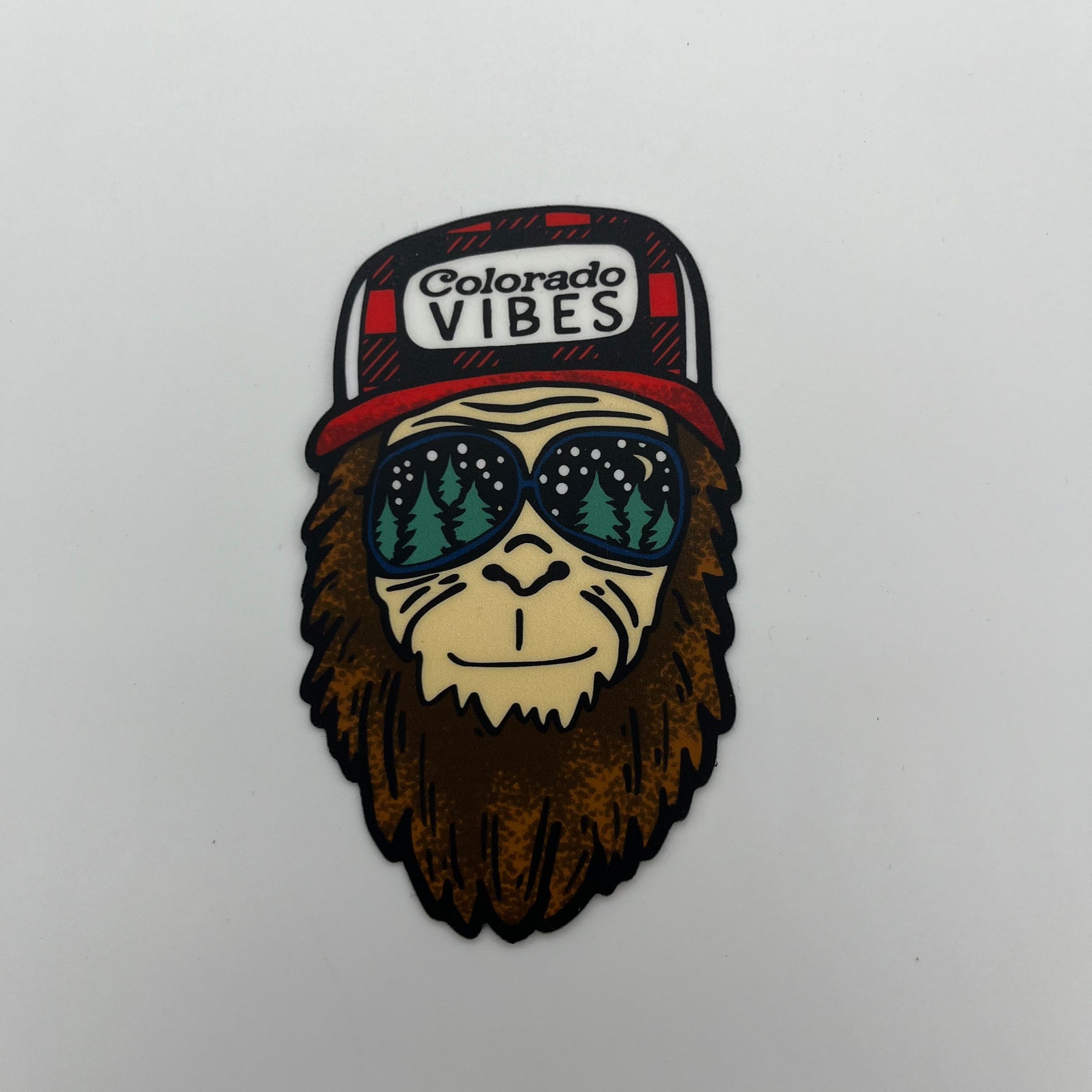 Magnet - Colorado Vibes - Yeti - Die Cut