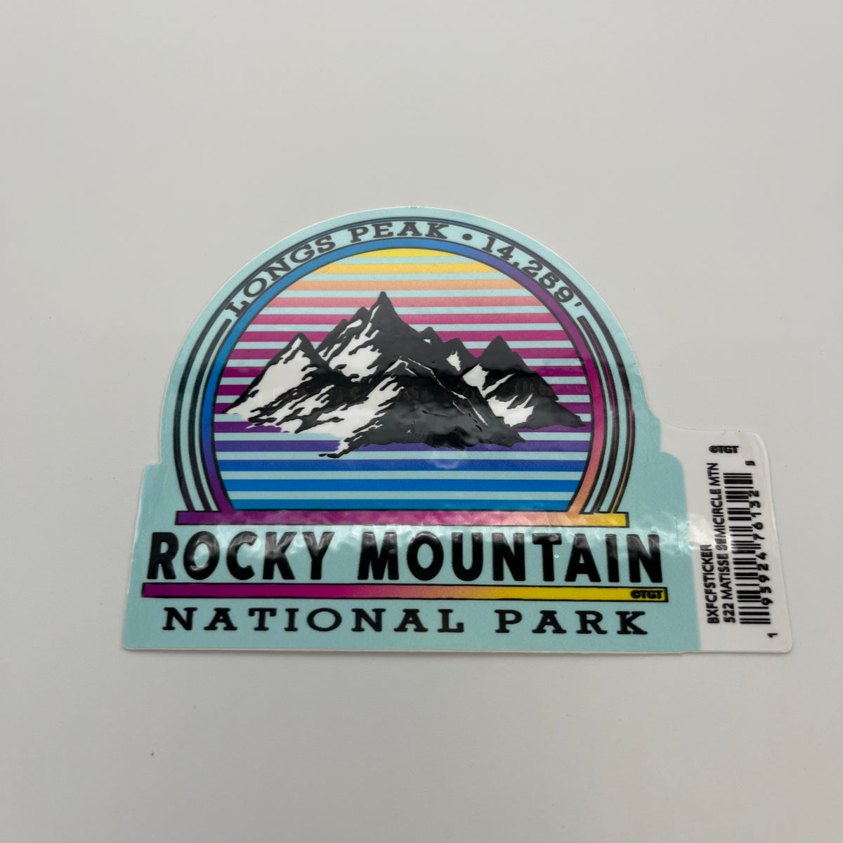 Sticker - Rocky Mountain National Park - Longs Peak - Circle