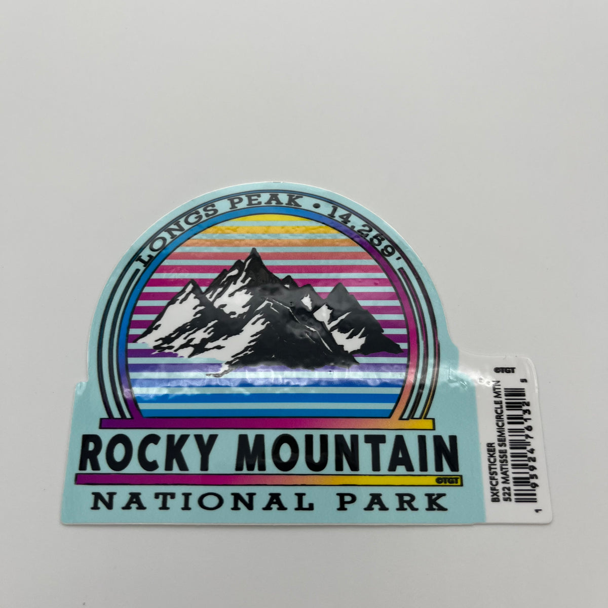 Sticker - Rocky Mountain National Park - Longs Peak - Circle