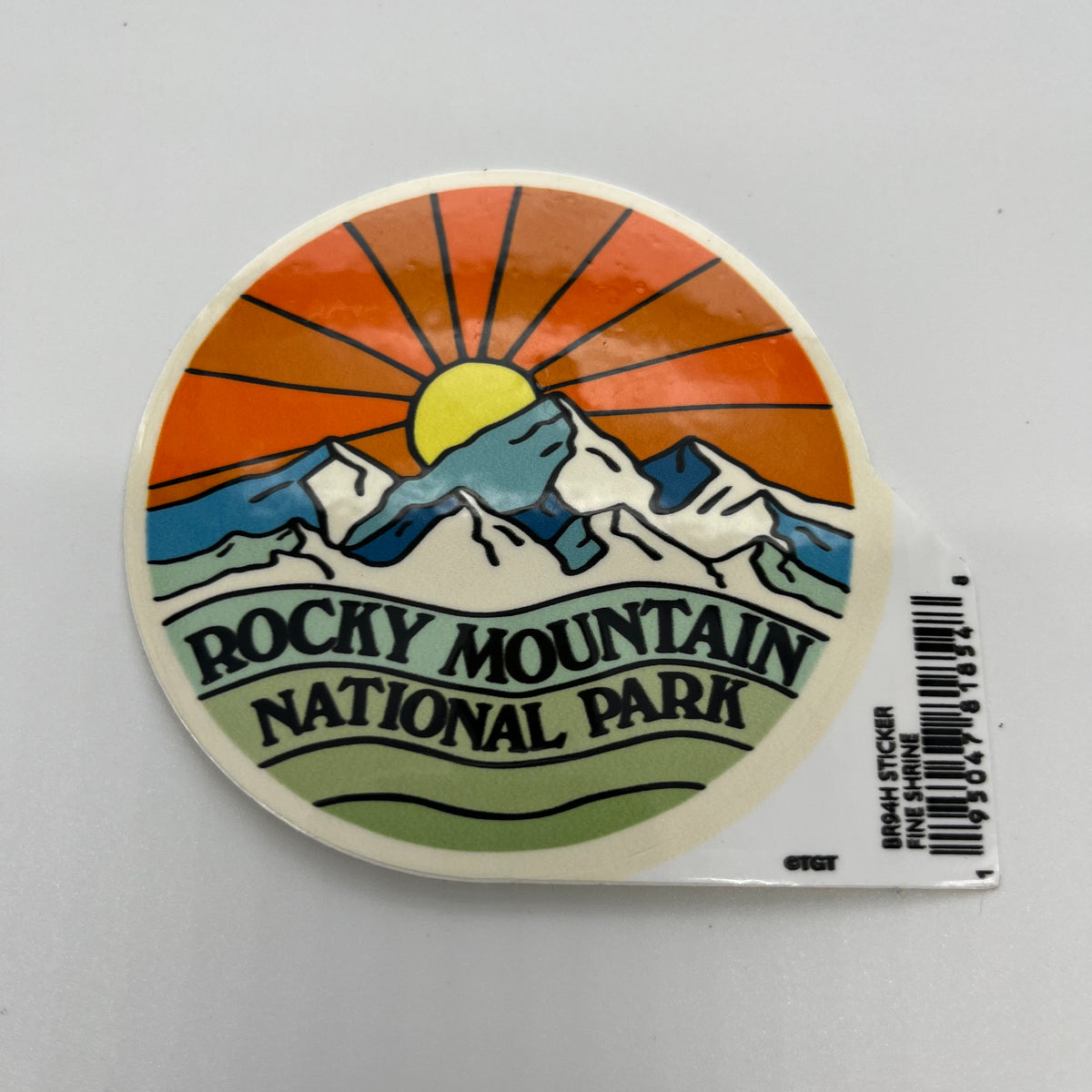 Sticker - Rocky Mountain National Park - Sunset - Circle