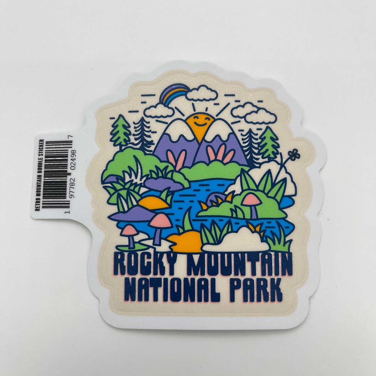 Sticker - Rocky Mountain National Park - Cartoon - Die Cut