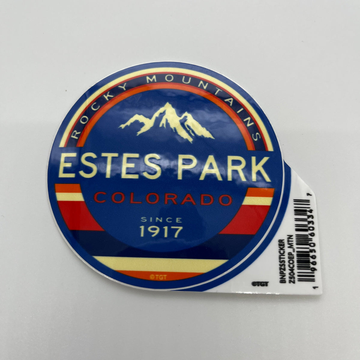 Sticker - Rocky Mountain National Park - Estes Park Since 1917- Circle