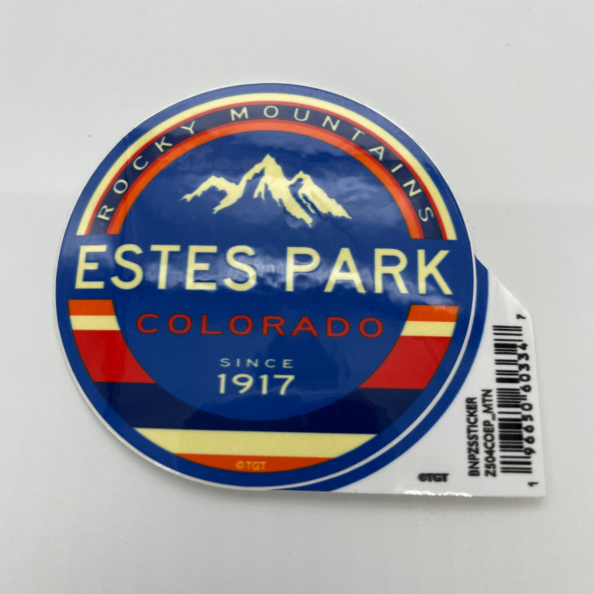 Sticker - Rocky Mountain National Park - Estes Park Since 1917- Circle