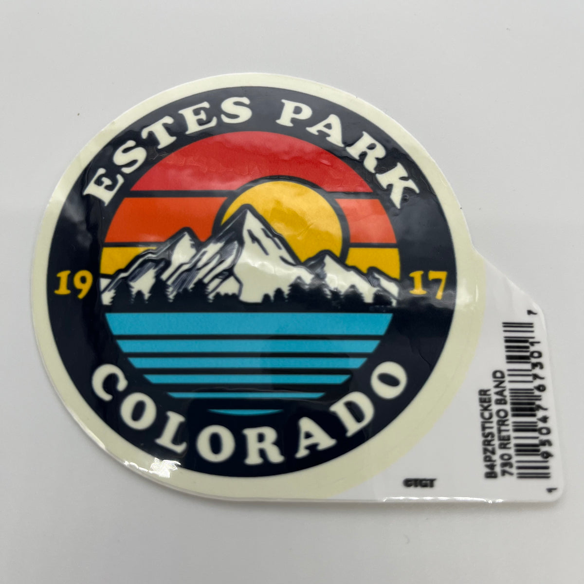 Sticker - Estes Park - Retro Band - Circle