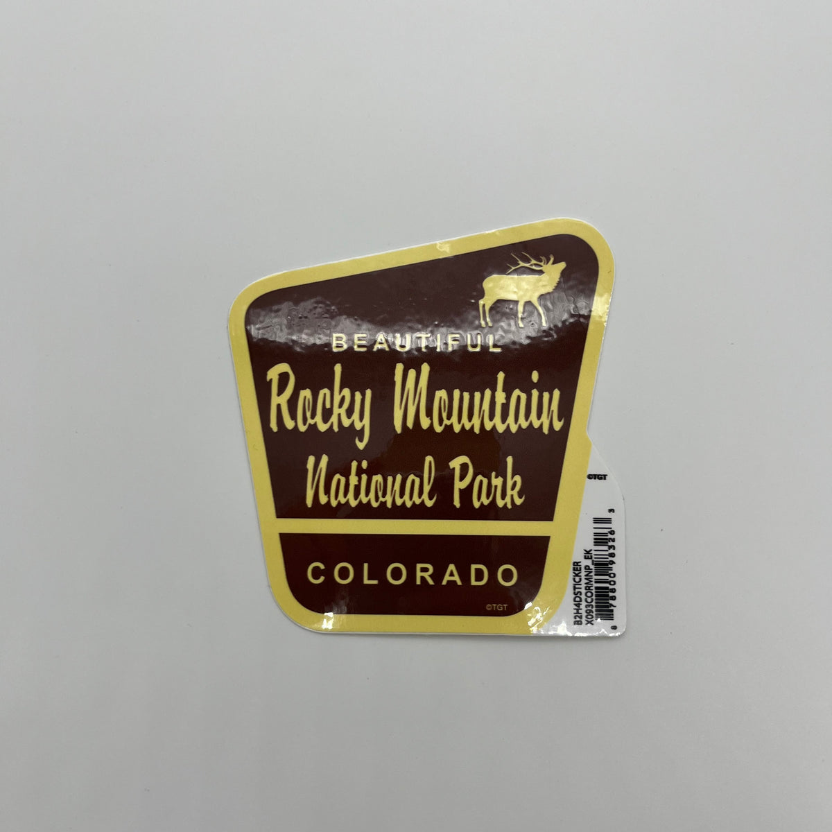 Sticker - Rocky Mountain National Park - Park Sign - Die Cut