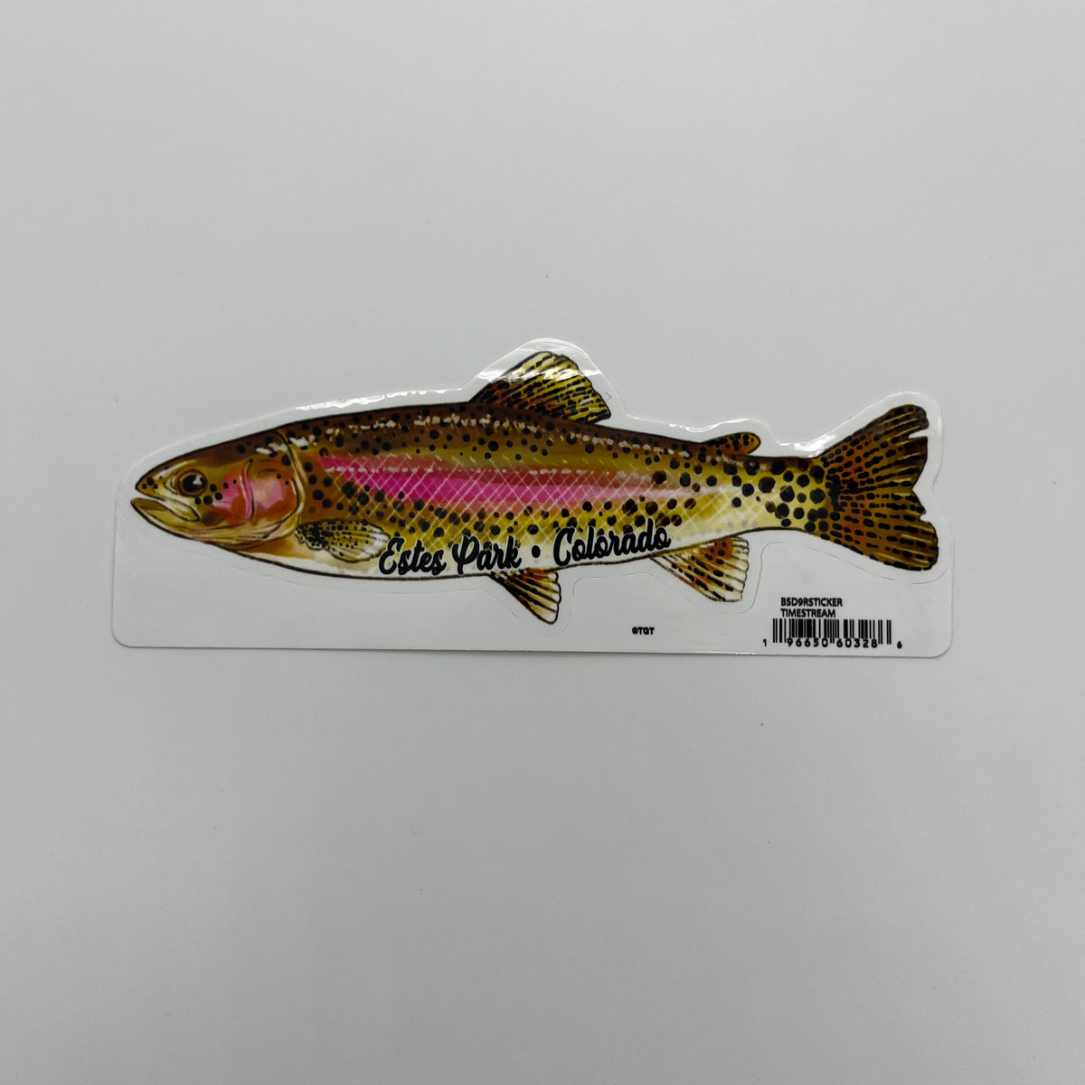 Sticker - Estes Park - Fish - Die Cut