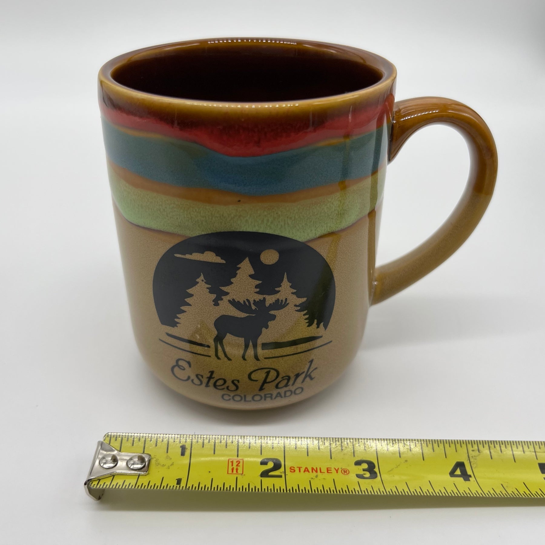 Mug - Estes Park - Elk - Tri Color Ceramic